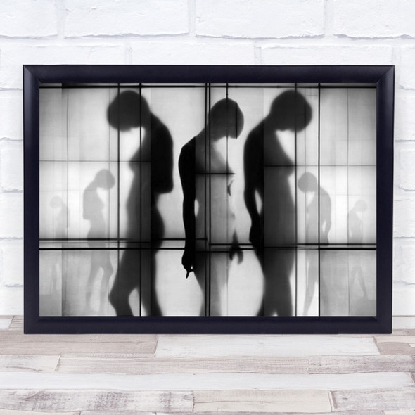 Body Language 39 Female Woman Women Naked Modern Abstract Wall Art Print