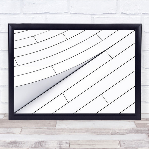 Break The Lines Architecture Abstract Graphic Diagonal Wall Art Print