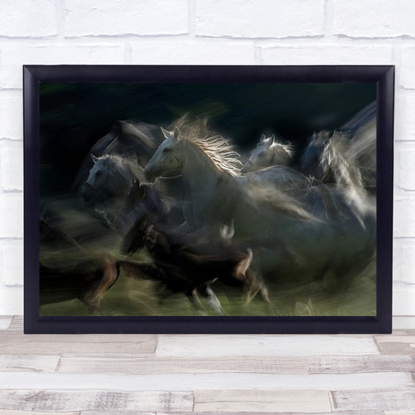 Gallop Horse Horses Run Running Stress Animals Animal Wall Art Print