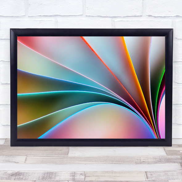 Colors Papers Paper Abstract Colorful Color Colour Wall Art Print