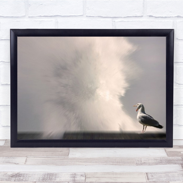 The Big Wave Animals Wild Wildlife Animal Nature Wall Art Print