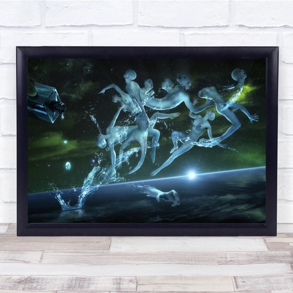 Imagination Creativity Flow Surreal Space Stars Wall Art Print