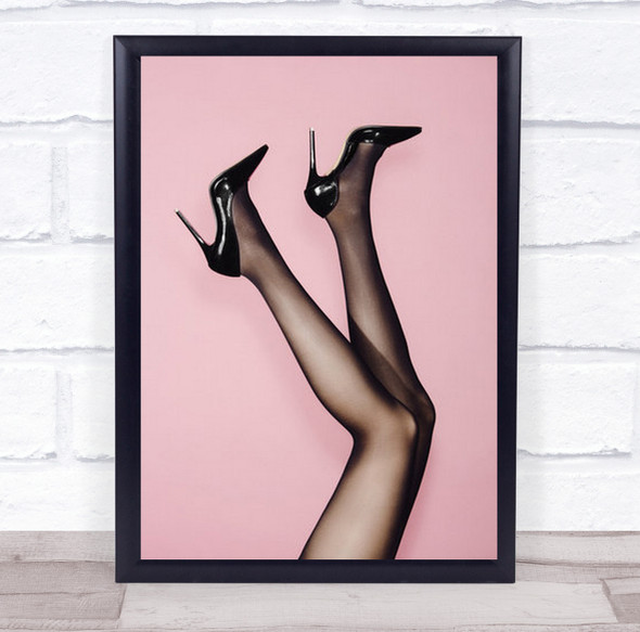 Kick Up Your Heels 02 Legs Fashion Model Studio Wall Art Print