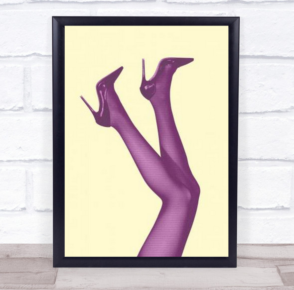 Kick Up Your Heels 05 Legs Fashion Model Studio Wall Art Print