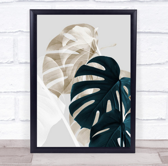 Monstera Creative 05 Studio Botanical Leaf Wall Art Print