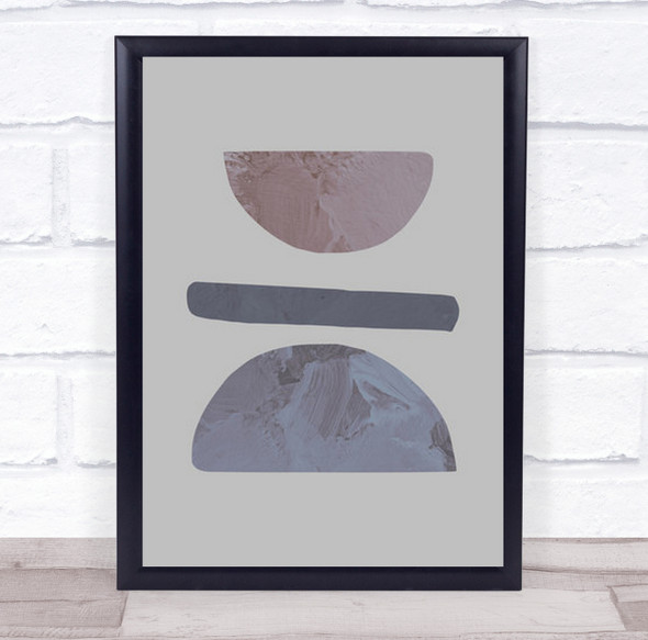 Balance No 01 Shapes Graphic Illustration Wall Art Print