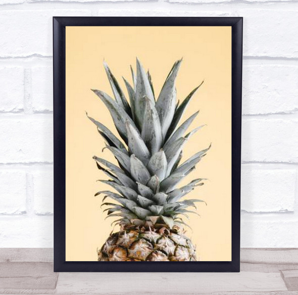 Pineapple Yellow 04 Fruit Fruits Studio Wall Art Print