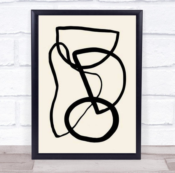 Shape 05 Graphic Shapes Illustration Wall Art Print