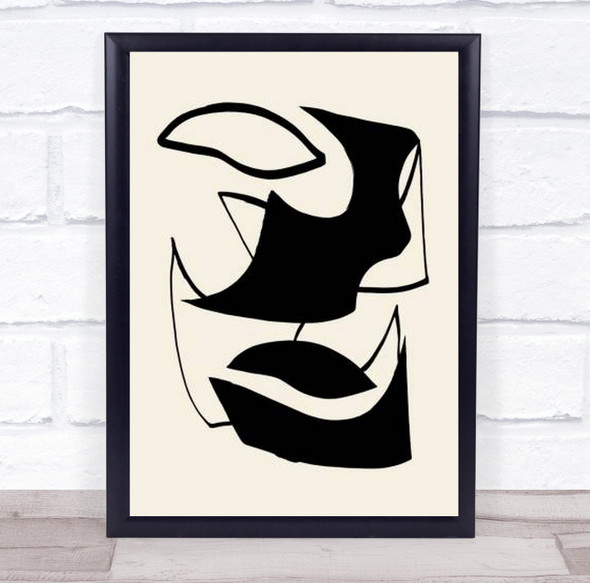 Shape 07 Graphic Shapes Illustration Wall Art Print