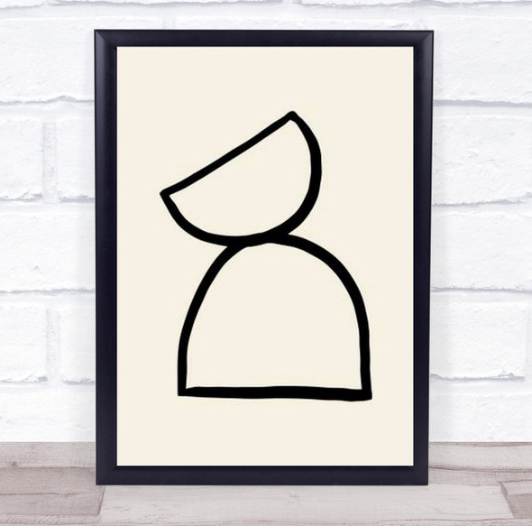 Shape 08 Graphic Shapes Illustration Wall Art Print