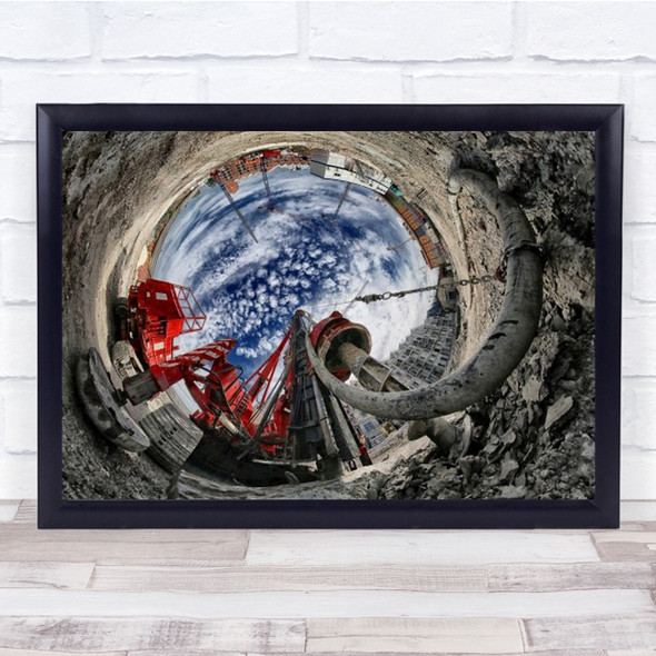 The Hole Creative Edit Bordeaux Wall Art Print