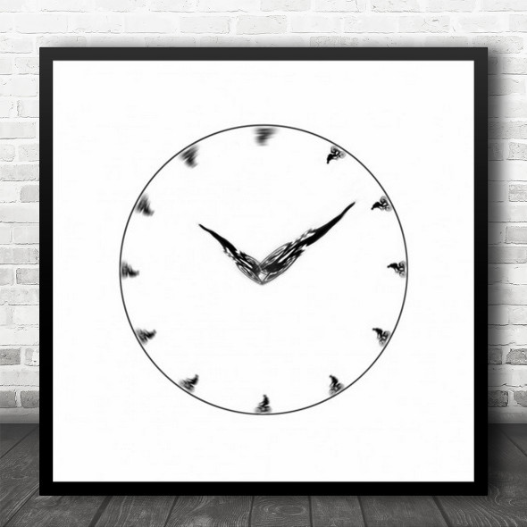At Home Sorest And The Hague Time Seems To Go Faster Square Wall Art Print