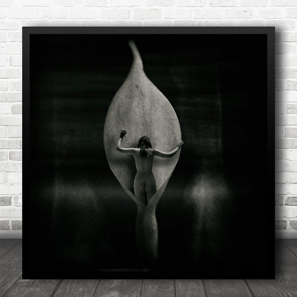 Surreal Surrealism Surrealistic Fine Art Nude Nudes Naked Erotic Square Wall Art Print