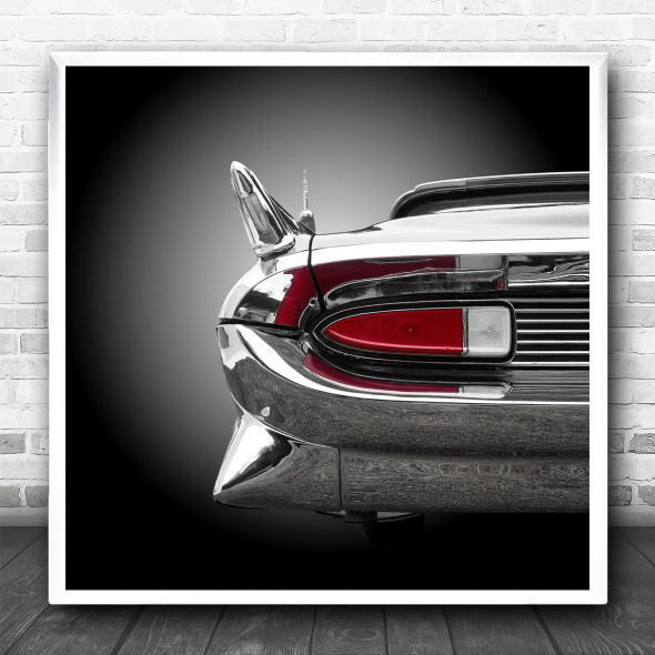 Premiere 1958 Classic Cars Vintage Car Automobile Coupe Year Us Square Wall Art Print