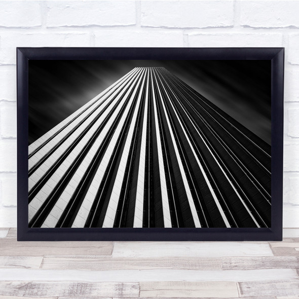 Architecture Vanishing Point Perspective Contrast Tall Wall Art Print