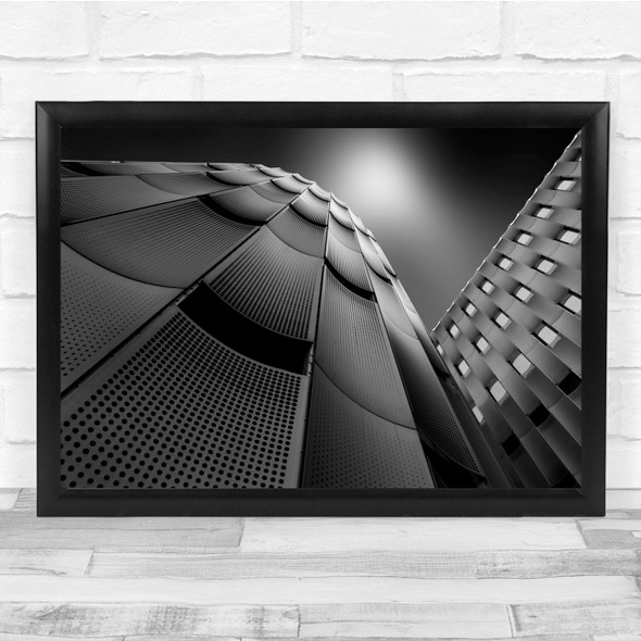 Architecture Lines Facade Windows Building Cityscape Wall Art Print