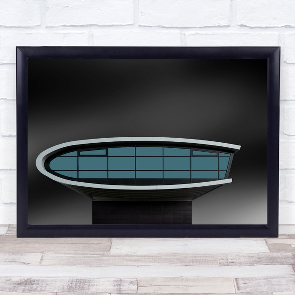 Architecture Modern Building Abstract Geometry Wall Art Print