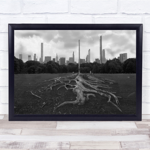 Skyscrapers Roots New York Skyline Cityscape Wall Art Print