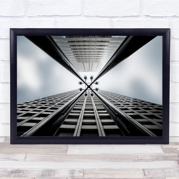 Creative Symmetry Geometry Shapes Lamp Tall Wall Art Print
