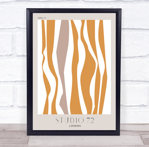 Shapes Graphic Illustration Lines Studio 72 Wall Art Print