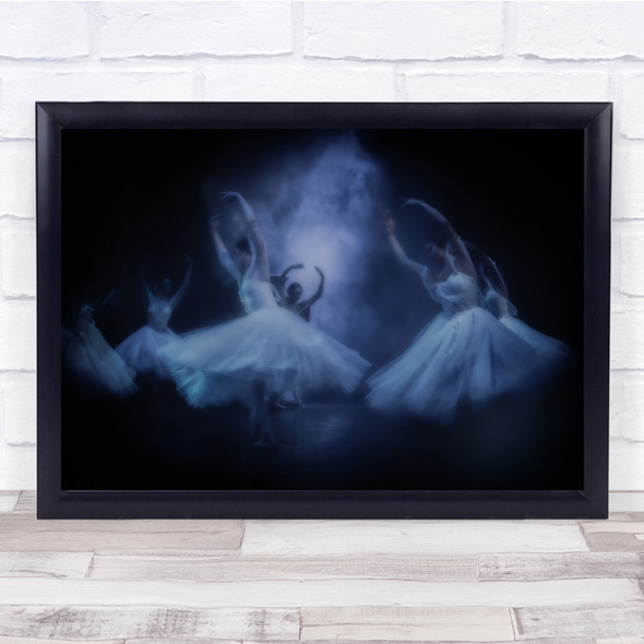 Ballet Giselle Swan Lake Performance Dance Wall Art Print