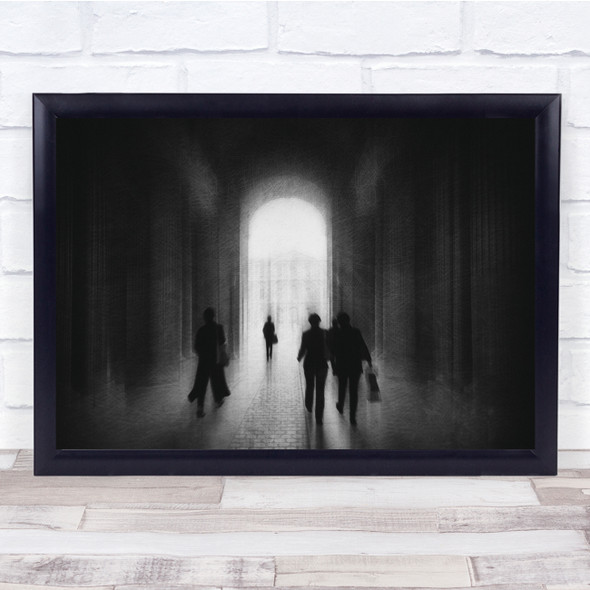 Entrance Gate People Entry Museum France Wall Art Print