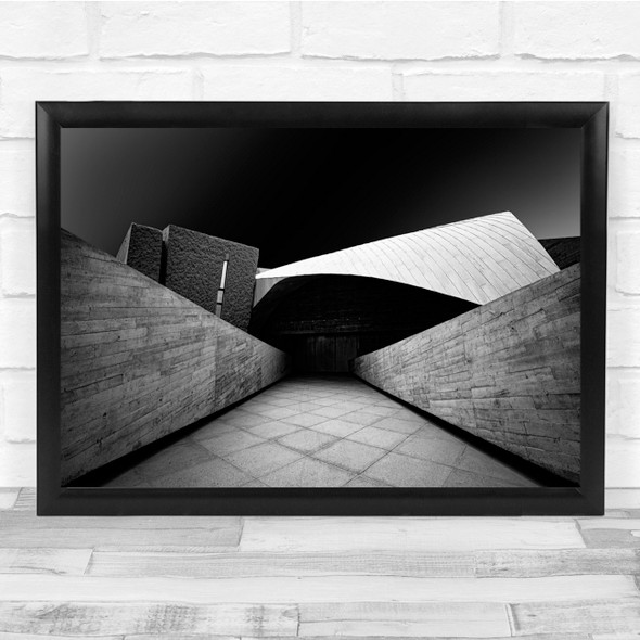 Architecture Abstract Concrete Building Wall Art Print