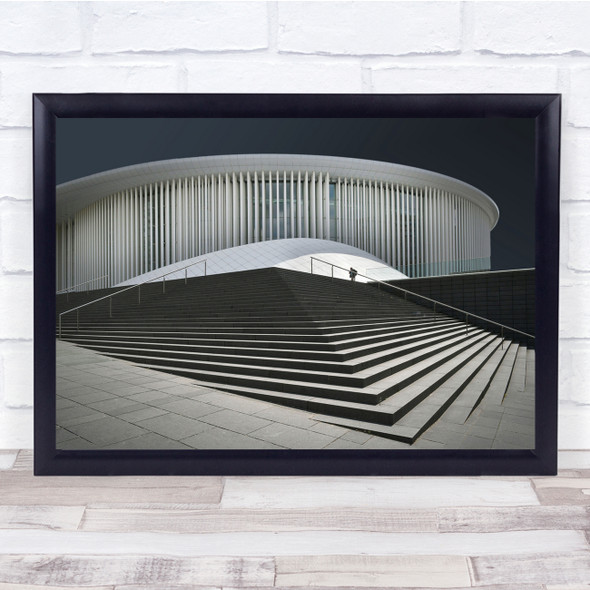 Abstract Surreal Building Architecture Wall Art Print