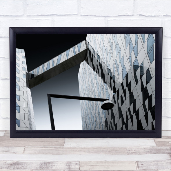 Architecture Hotel Skyscraper abstract Wall Art Print