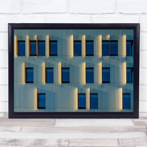 Architecture Windows Building abstract Wall Art Print