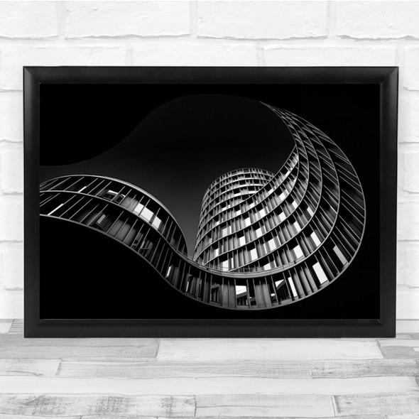 Architecture Abstract Building spiral Wall Art Print