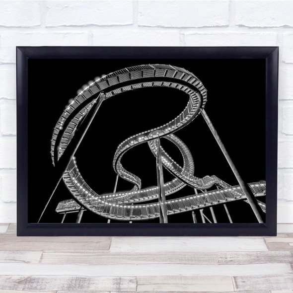 Tiger And Turtle Duisburg Germany Perspective Architecture bridge Wall Art Print