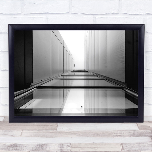 Architecture Lines Henkvanm Reflections Perspective Vanishing Wall Art Print