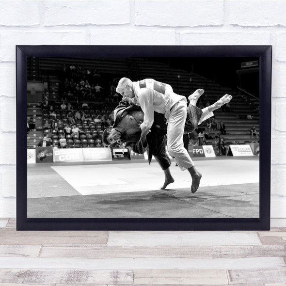 Bratislava Action Sport Sports Wrestle Wrestling Judo Martial Wall Art Print