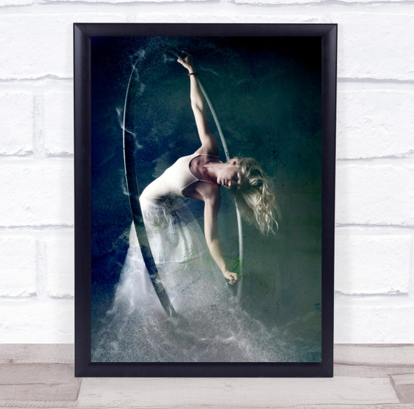 Dance Dancer Dancing Performance Ring Show Stage Scene Female Wall Art Print