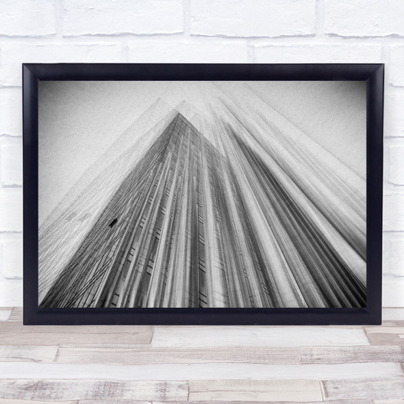 Building Research Munich Fraunhofer Drawing Abstract Germany Wall Art Print