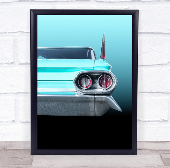 Sedan Deville Classic Vintage Car Automobile Limousine Caddy Wall Art Print