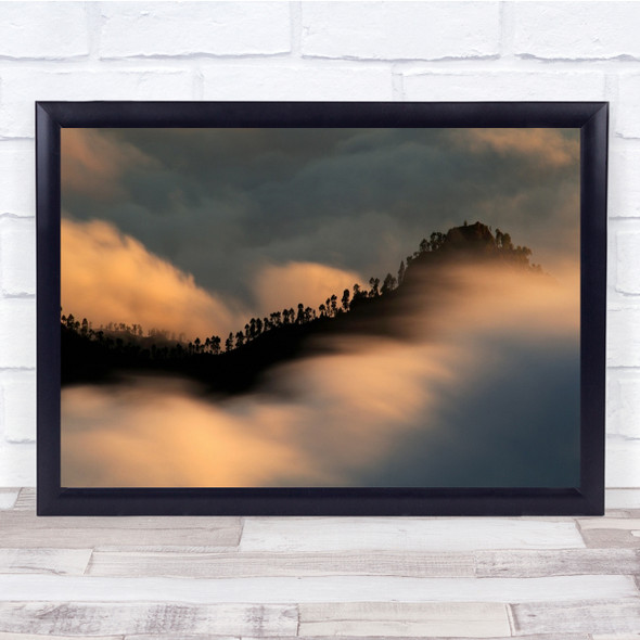 Clouds Canaries Panorama Panoramic Pines Pine Trees Gran Canaria Wall Art Print