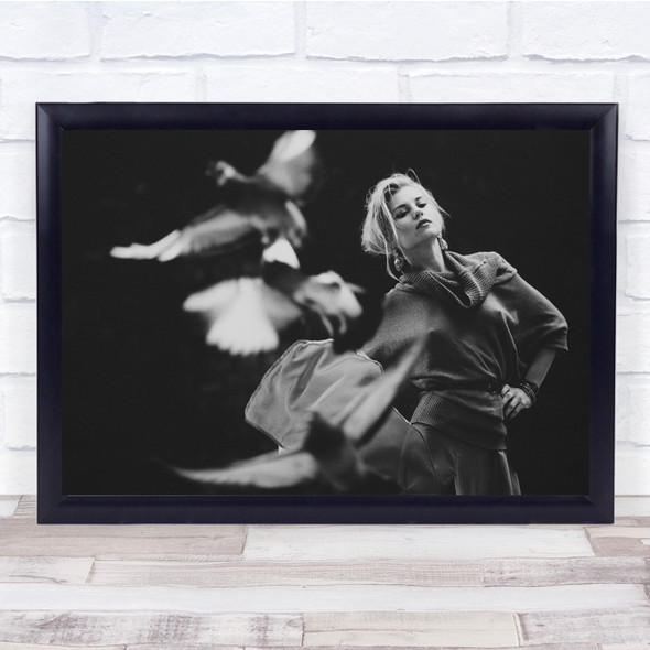 Dance Dancer Dancing Birds Freedom Free Escape Flight Fly Flying Wall Art Print