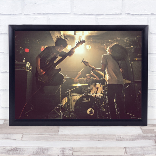 Live Concert Gig Rock Music Japan Band Energy Action Performance Wall Art Print