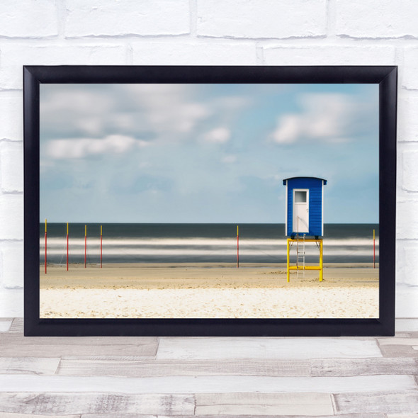 Ocean Beach Langeoog Panorama North Sea Sand Water Coast Coastal Wall Art Print