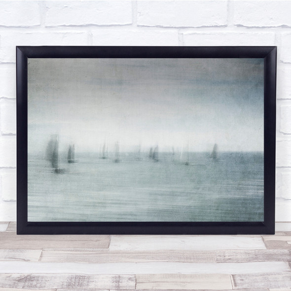 Sea Sailingboat Sail Water Race Sails Sailing Boat Sailboat Ship Wall Art Print