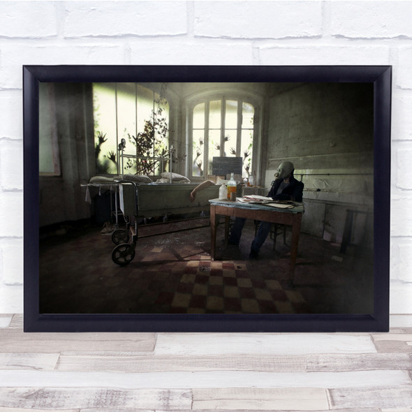 Urbex Urban Exploration Dark Survivor Survival Horror War Zombie Wall Art Print