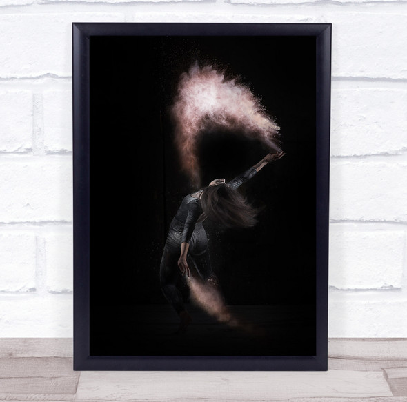 Dancer Dream Fabric Flour Flexibility Energy People Performance Wall Art Print