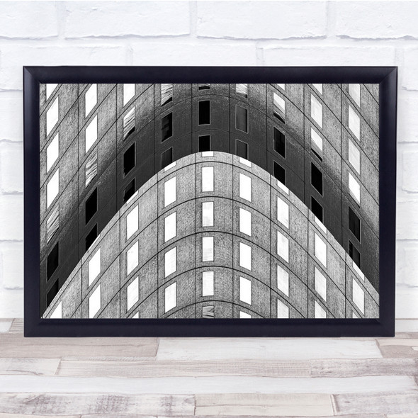 Architecture Abstract Building Tokyo Japan Facade Windows Asia Wall Art Print