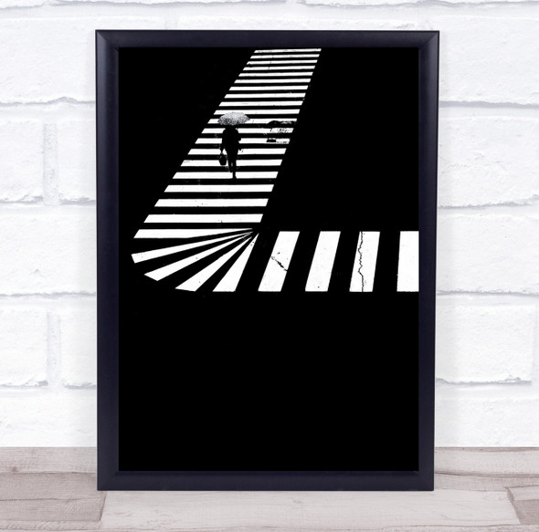 Della-Latta-Massimo Lucca Astratto Architecture Zebra crossing Wall Art Print