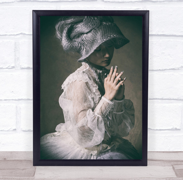 Mood Portrait Light Studio Noblewoman Wall Art Print