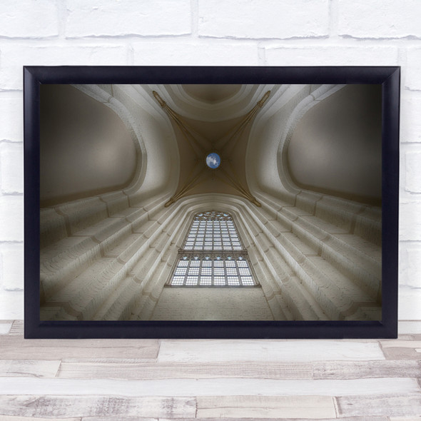 Church Chapel Sky Heaven Doesburg Hall Martinikerk Catholic Wall Art Print