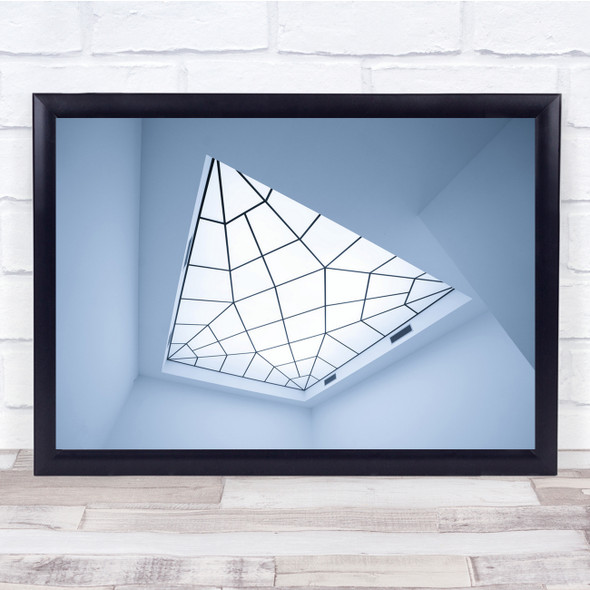 Lines Architecture Forms Building Abstract Ceiling Geometry Wall Art Print