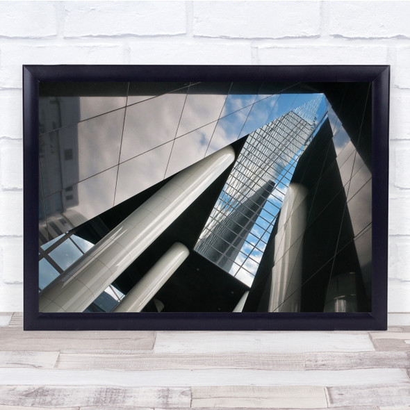 Rotterdam Architecture Lines Reflections Modern Netherlands Wall Art Print